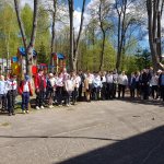 Общешкольная линейка,посвященная 78 годовщине Победы в ВОв